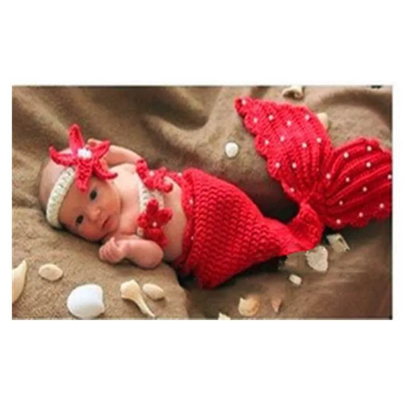 Vêtements de photographie de sirène pour enfants